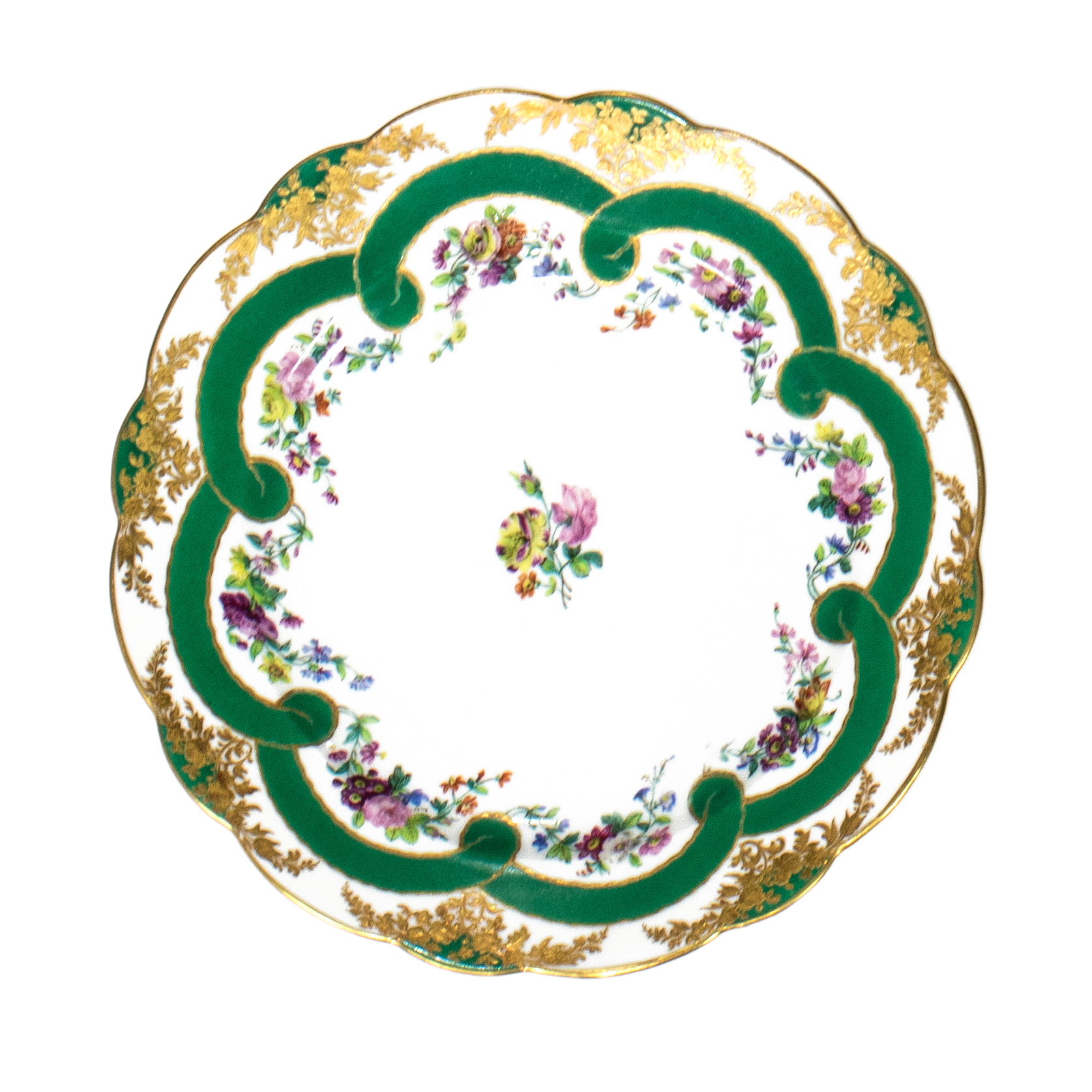 (LOT OF 9) PARIS PORCELAIN PLATES