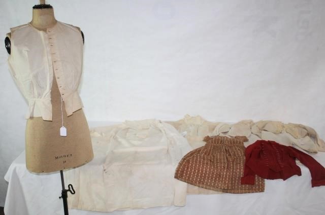 LOT OF 9 PIECES OF 19TH CENTURY