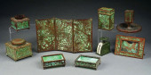 LOT OF 9: TIFFANY STUDIOS PINE