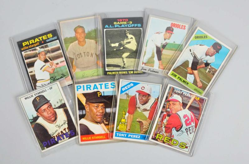Lot of 9: Topps & Bowman Baseball