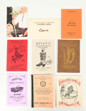 LOT OF 9: VARIOUS WESTERN BOOK