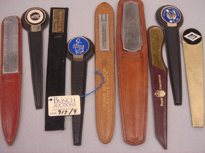 Lot of 9 vintage metal