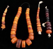 LOT OF AMBER AND AMBER-LIKE BE