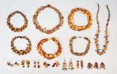 LOT OF AMBER JEWELRYLot of amb