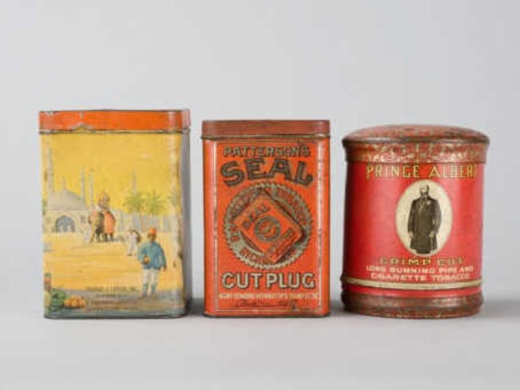 LOT OF AMERICAN TINSLot of three
