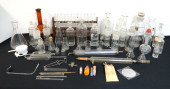 LOT OF ANTIQUE LABORATORY GLAS