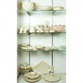 (LOT OF APPROX 35) FOUR SHELVE