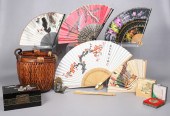 Lot of Asian items, c/o brass
