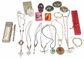Lot of Asian jewelry & snuff b