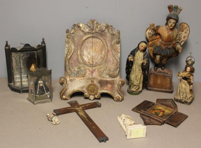 Lot of Assorted Antique Santos Book
