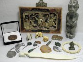 Lot of assorted Asian carved d