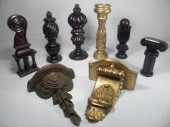 Lot of assorted carved wood de