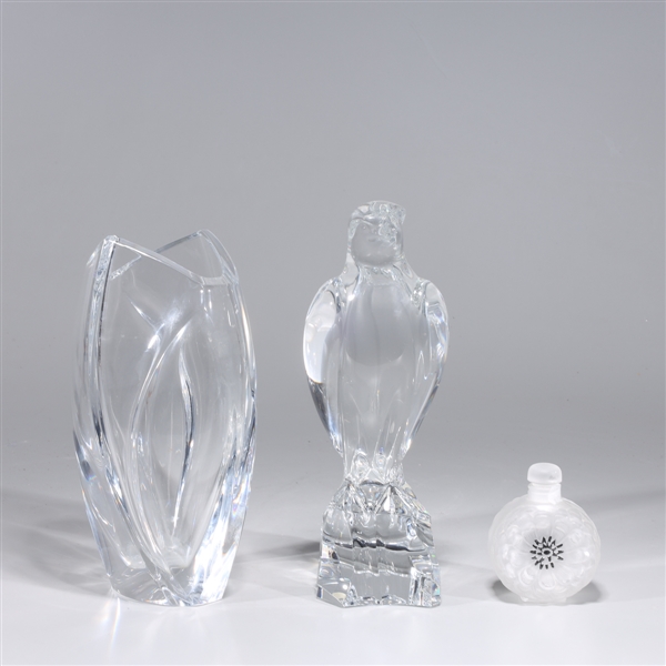 Lot of assorted crystal works by