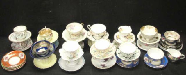 Lot of Assorted Cups & Saucers.