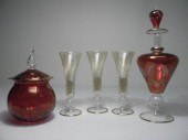 Lot of assorted egyptian glass