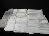 Lot of assorted estate linens: