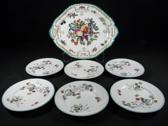 Lot of assorted floral porcelain