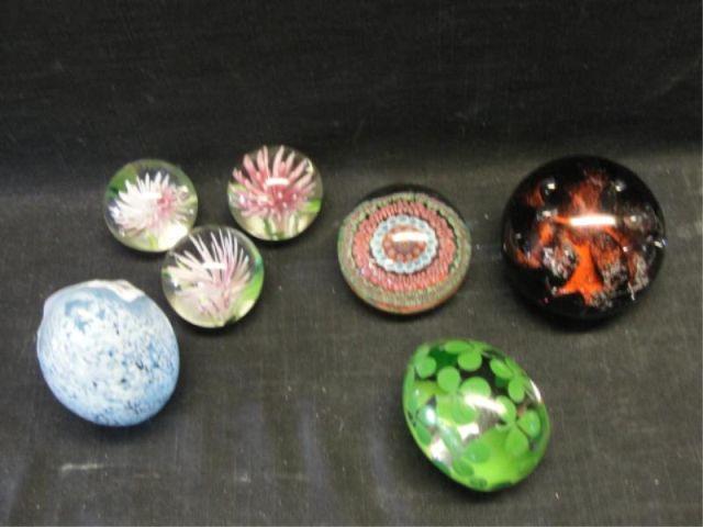 Lot of Assorted Glass Paperweights.