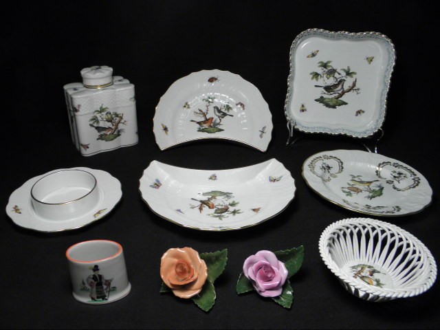 Lot of assorted Herend porcelain