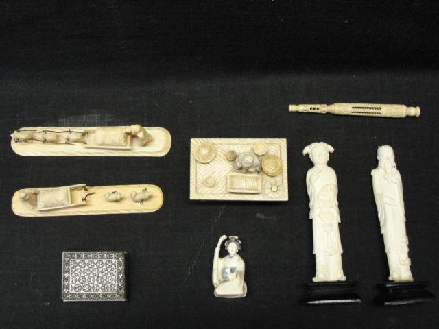 Lot of Assorted Ivories. From a