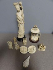 Lot of Assorted Ivories.From a