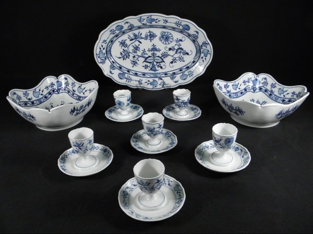 Lot of assorted Meissen and other