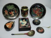 Lot of assorted painted Russia