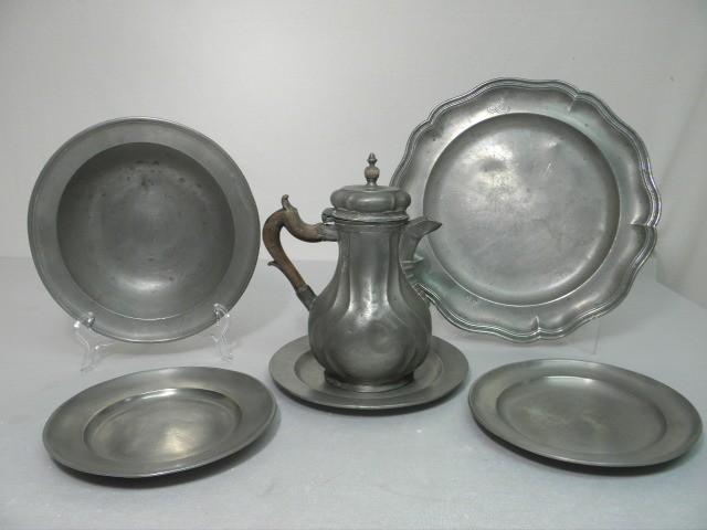 Lot of assorted pewter including