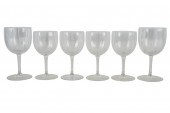 LOT OF BACCARAT WINE GLASSES'M