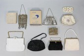 LOT OF BEADED & MESH BAGSLot o