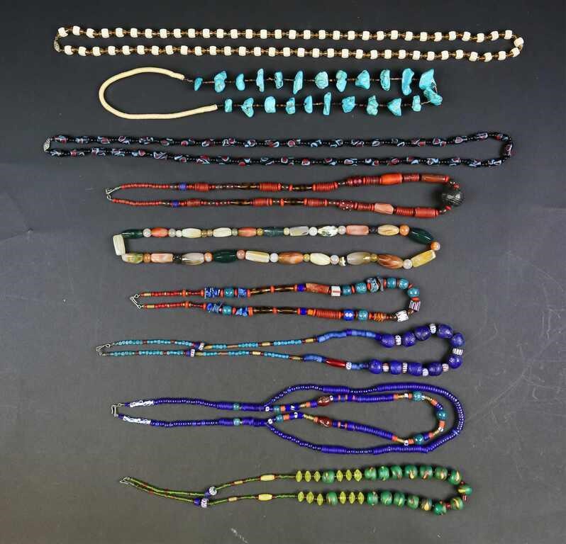 LOT OF BEADED NECKLACESLot of