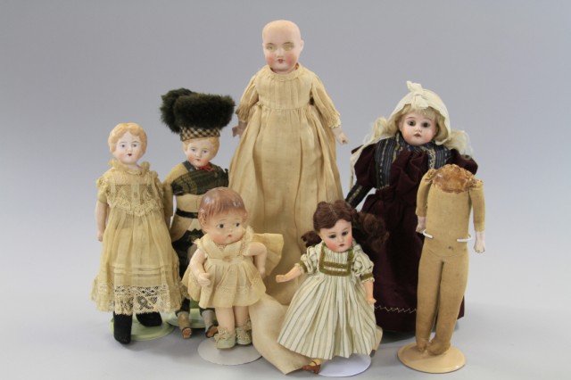 LOT OF BISQUE DOLLS BODY &