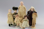 LOT OF BISQUE DOLLS BODY & COM