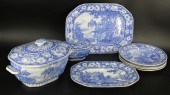 LOT OF BLUE AND WHITE PORCELAI
