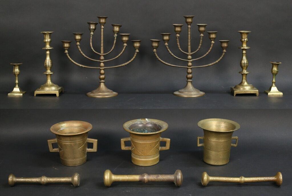 LOT OF BRASS DECORATIVE ITEMSLot of
