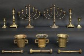 LOT OF BRASS DECORATIVE ITEMSL