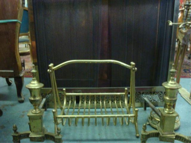 Lot of Brass Fireplace Tools.