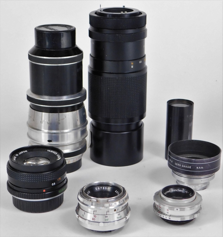 LOT OF CAMERA LENSES Lot of