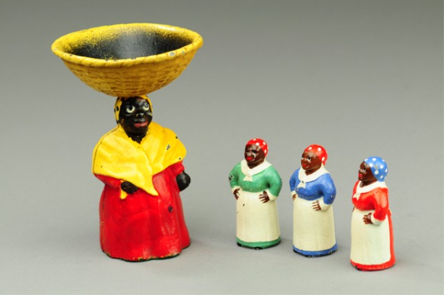 LOT OF CAST IRON MAMMY ITEMS Hubley