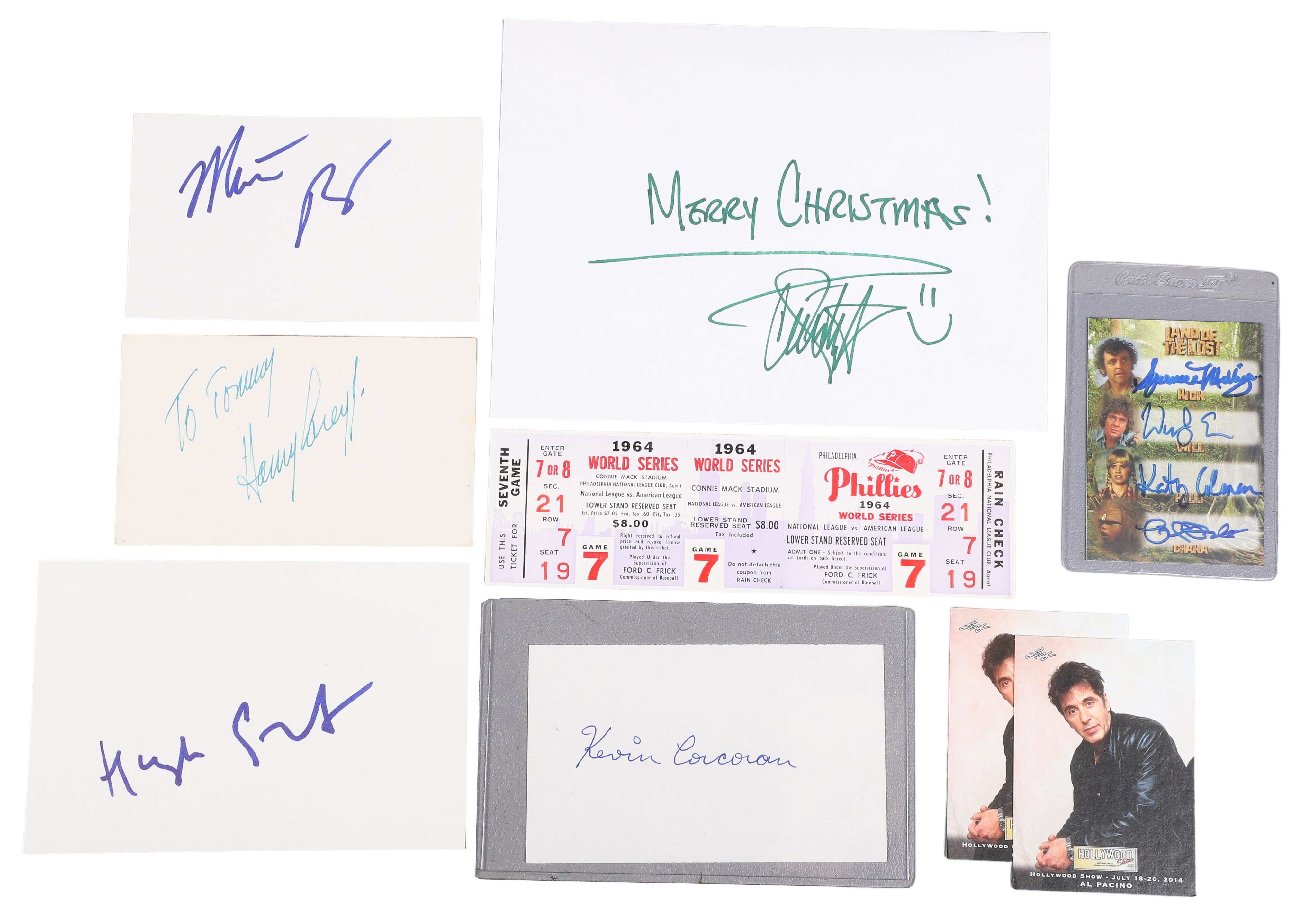 Lot of celebrity ephemera, c/o