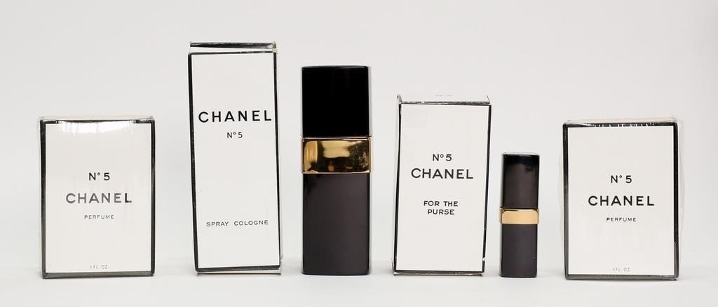 LOT OF CHANEL NO. 5 PERFUMES &