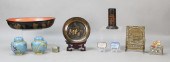 LOT OF CHINESE LACQUER & CLOIS