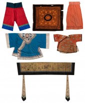 LOT OF CHINESE SILK EMBROIDERE