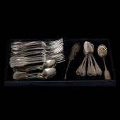 LOT OF COIN AND PLATED SILVER