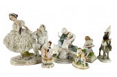 LOT OF CONTINENTAL PORCELAIN F