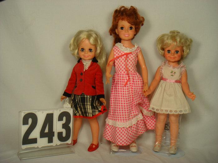 Lot of Crissy Family Dolls 15 to 17