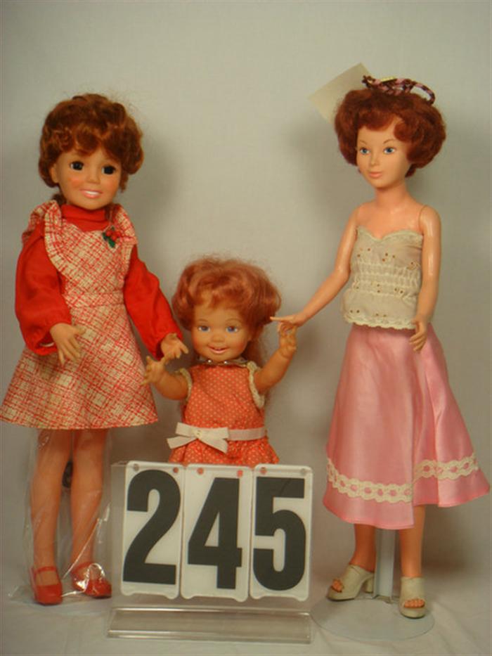 Lot of Crissy Family Dolls 12 to 18