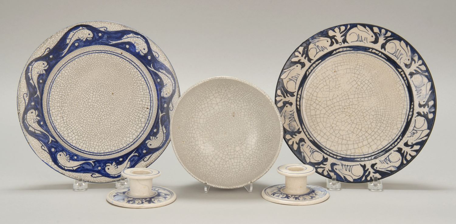 LOT OF DEDHAM POTTERYA