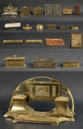 LOT OF DESK ACCESSORIES INCLUD