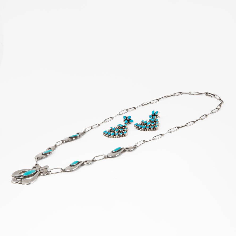 LOT OF DINé [NAVAJO] SILVER AND